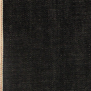 Selvedge Black Denim 14oz Sanforized